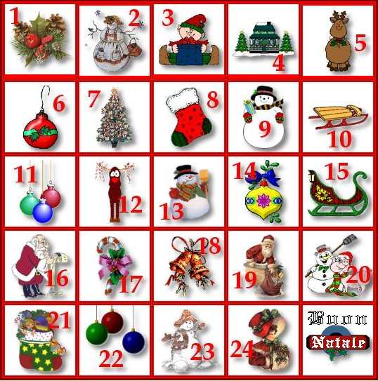 Natale Calendario.Calendario Caselline